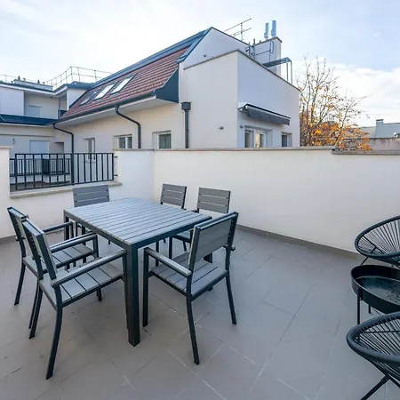 아파트 Lovag 12 Terrace Designer 부다페스트